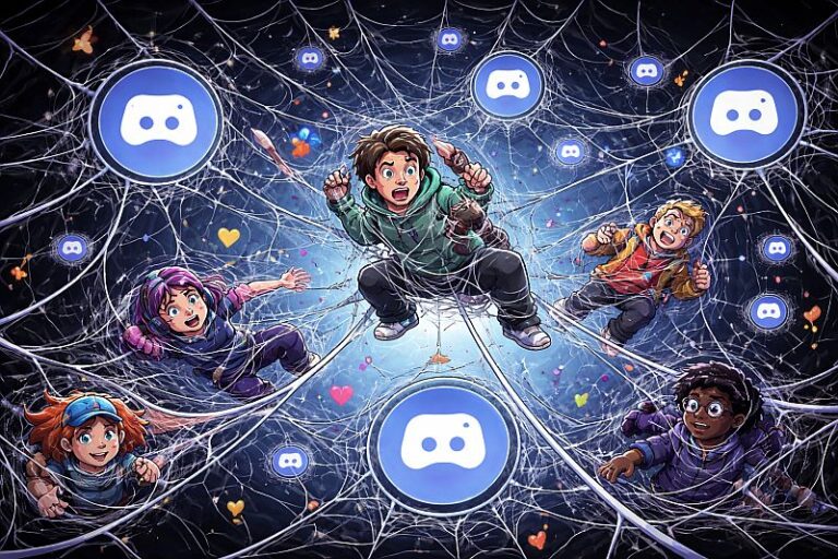 на каких серверах находится человек в Discord